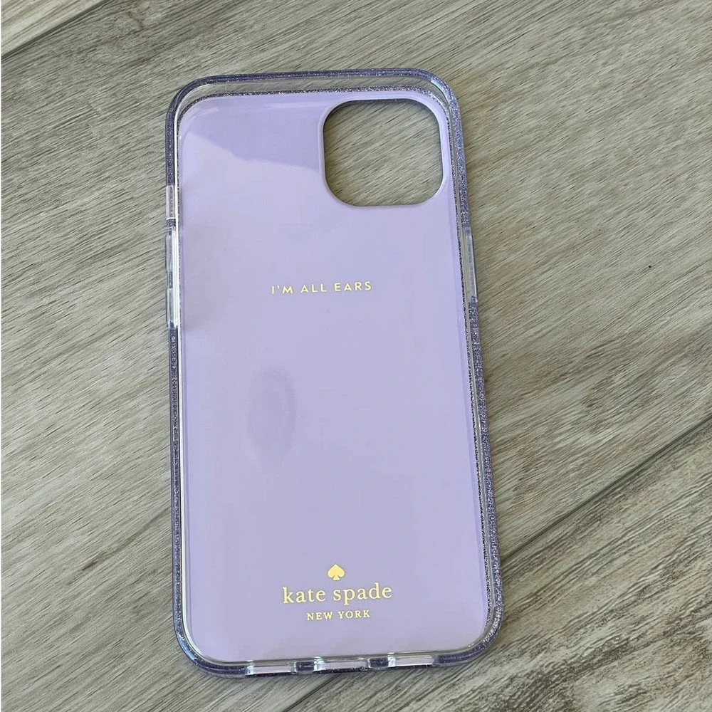 Kate Spade Iphone 13 PRO Glitter Lilac Fros Case